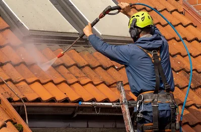 Démoussage et hydrofuge de toiture à Virandeville